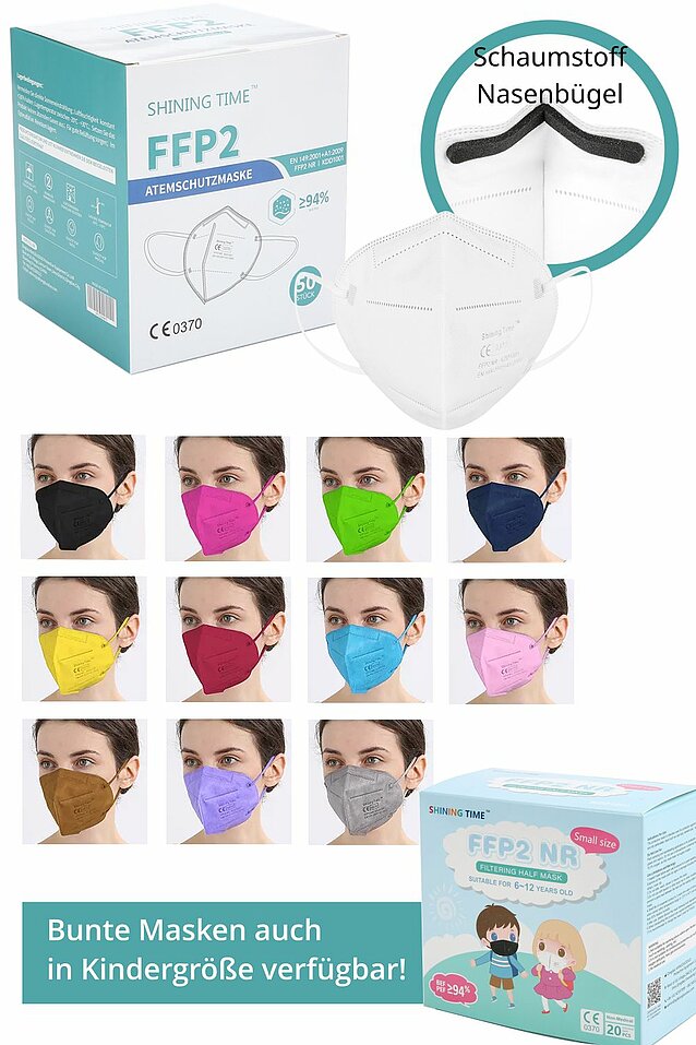 Übersicht FFP2 Masken
